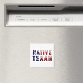 Native Texan Flag Magneet (Insitu (Vaatwasser))