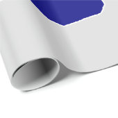 Native Texan Flag Map Cadeaupapier (Rol Hoek)