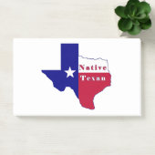 Native Texan Flag Map Post-it® Notes (Kantoor)