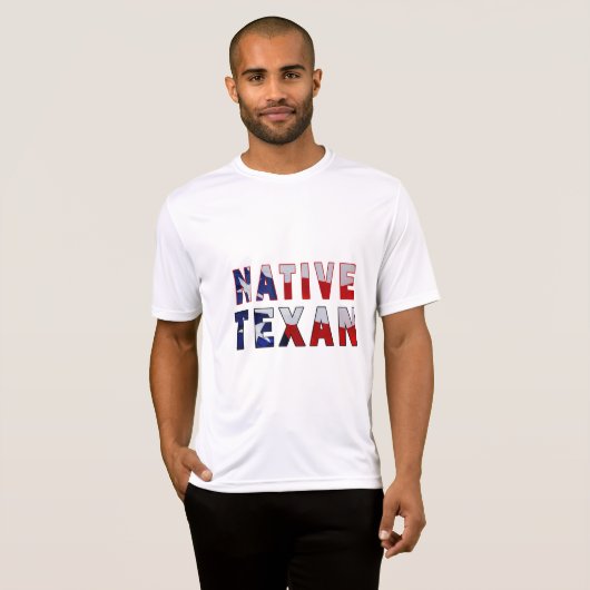 Native Texan Flag T-shirt (Voorkant volledig)