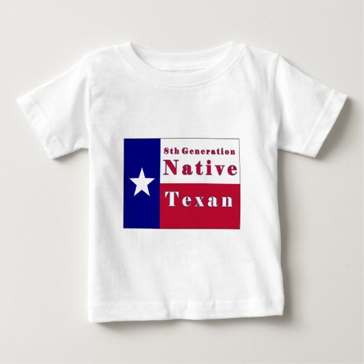Native Texan Flag van de 8e generatie (Voorkant)