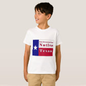 Native Texan Flag van de 8e generatie T-shirt (Voorkant volledig)