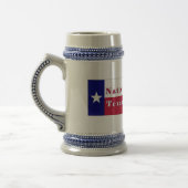 Native Texan Lone Star Flag Bierpul (Links)