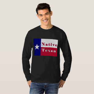 Native Texan Lone Star Flag T-shirt