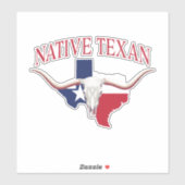 Native Texan Sticker (Vel)