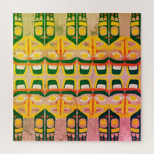 Native Thunderbird - Decoratieve puzzel (Verticaal)