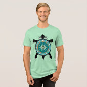 Native Turtle Tri-Blend Shirt (Voorkant volledig)