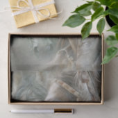 Native Warrior Profile & Horse Decoupage Tissuepapier (Geschenk)