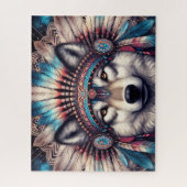 Native Wolf Legpuzzel (Verticaal)