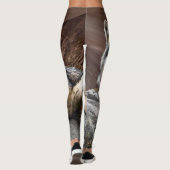 Native Wolf Photo Print Leggings (Achterkant)