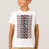 Native zon en regen in rood t-shirt (Voorkant)