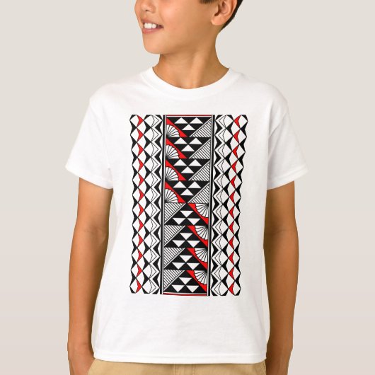 Native zon en regen in rood t-shirt (Voorkant)