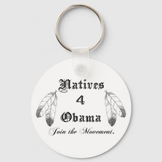 Natives 4 Obama Sleutelhanger (Voorkant)