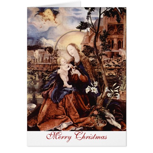 NATIVITÉ AVEC DES LILLES BLANCHES - MAGIE DE NOËL (Devant)