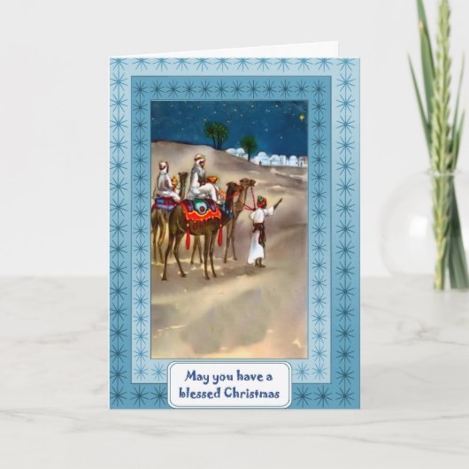 Nativité, carte religieuse de Noël (Devant)