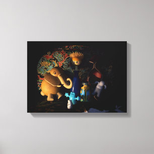 Nativité contemporaine 22.26 x 16.00 Toile