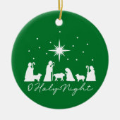 Nativité de la Saint Nuit - Ornement de Noël (Devant)