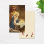 Nativité de Noël Vintage, Marie Joseph Bébé Jésus (Bureau)