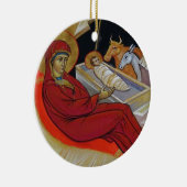 Nativité Icon Noël Ornement (Droite)