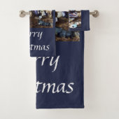 Nativité Joyeux ensemble de serviettes de bain de (En situation)