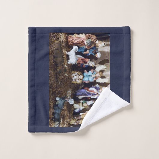 Nativité Joyeux ensemble de serviettes de bain de  (Gant de toilette)