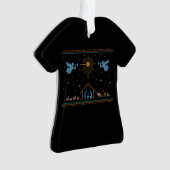 Nativité nue laide Sweater de Noël religieux (devant)