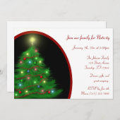 Nativité Orthodoxe - Belle Invitations Arbre (Devant / Derrière)