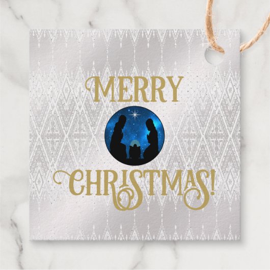 Nativiteit Bedankjes Labels (Achterkant)