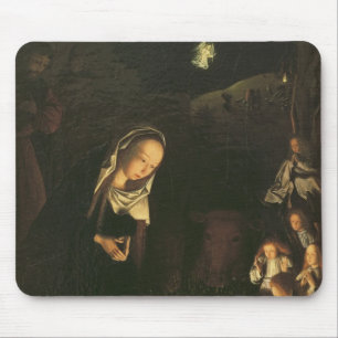 Nativiteit bij nacht muismat