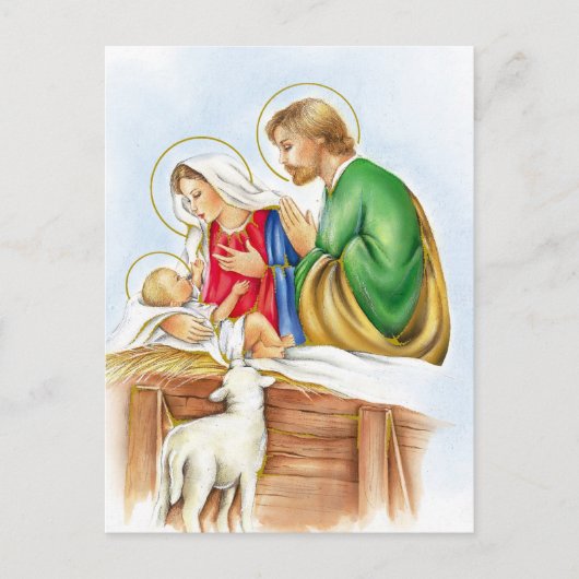 Nativiteit Briefkaart (Voorkant)