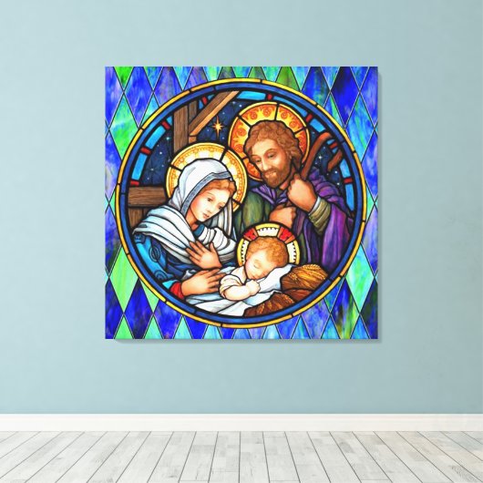 Nativiteit Canvas Afdruk (Insitu (Houten vloer))