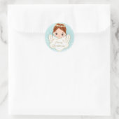 Nativiteit Cute Angel Holding Cloud Sticker (Tas)