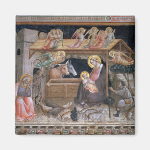 Nativiteit, detail van de levensduur van de maagd magneet