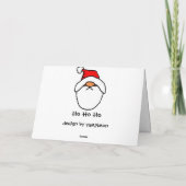 Nativiteit Feestdagen Kaart (Achterkant)