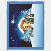 Nativiteit Fleece Blanket Deken (Voorkant)