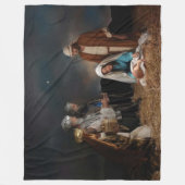 NATIVITEIT FLEECE DEKEN (Voorkant)