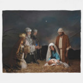 NATIVITEIT FLEECE DEKEN (Voorkant (Horizontaal))