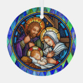 Nativiteit Glas Ornament (Achterkant)