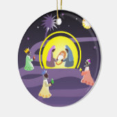 Nativiteit Keramisch Ornament (Links)