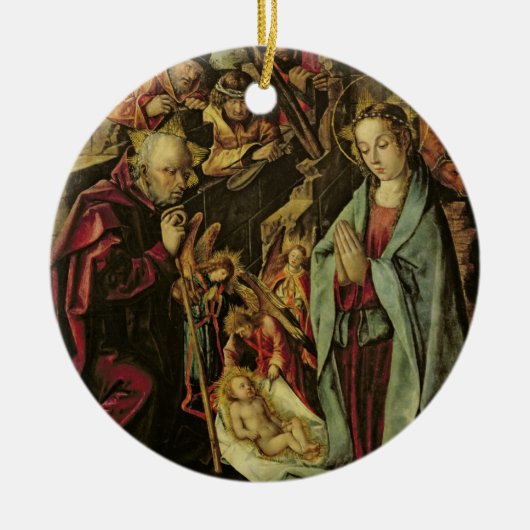 Nativiteit Keramisch Ornament (Voorkant)