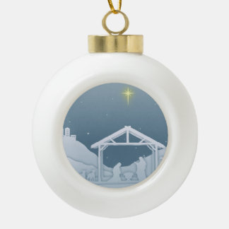 Nativiteit Keramische Bal Ornament