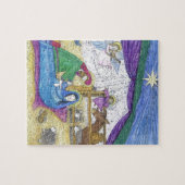 Nativiteit kerstmis legpuzzel (Horizontaal)