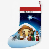 Nativiteit kerststooking kleine kerstsok (Achterkant)