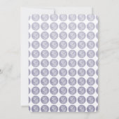 Nativiteit Letterpress Medallion Kaart (Achterkant)