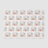 Nativiteit Mary Joseph Jesus 3 Kings Kerstmis Tissuepapier (Voorkant)