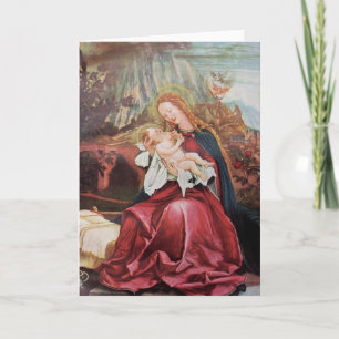 NATIVITEIT MET ANGELS - MAGISCH VAN CHRISTMAS FEESTDAGEN KAART