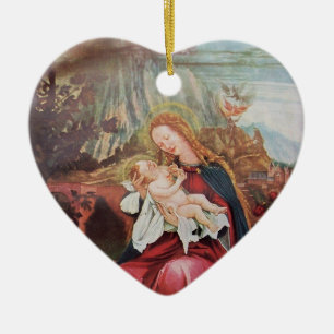 NATIVITEIT MET ANGELS - MAGISCH VAN CHRISTMAS KERAMISCH ORNAMENT