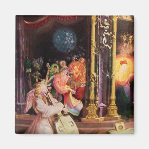 NATIVITEIT MET ANGELS - MAGISCH VAN CHRISTMAS MAGNEET