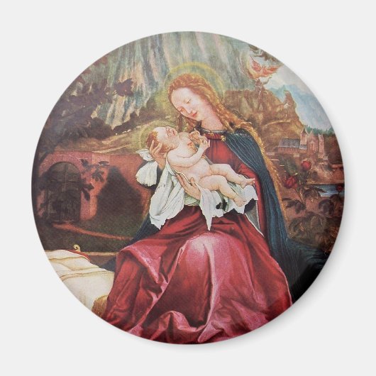 NATIVITEIT MET ANGELS - MAGISCH VAN CHRISTMAS MAGNEET (Voorkant)