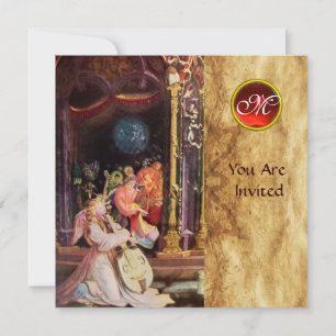 NATIVITEIT MET ANGELS - MAGISCH VAN CHRISTMAS MONO KAART